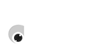 digital eye logo white